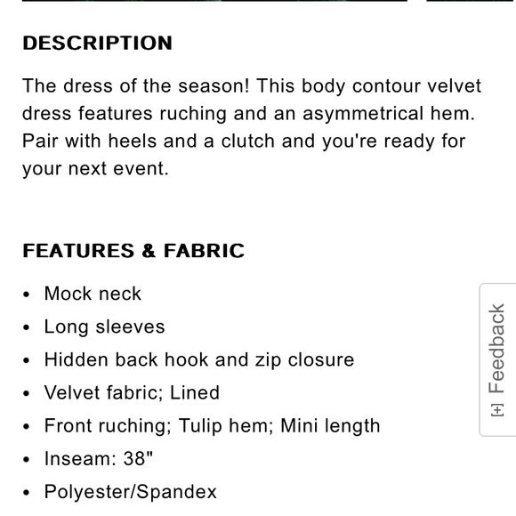 Velvet Body Contour Mock Neck Ruched Mini Dress - Picture 7 of 12